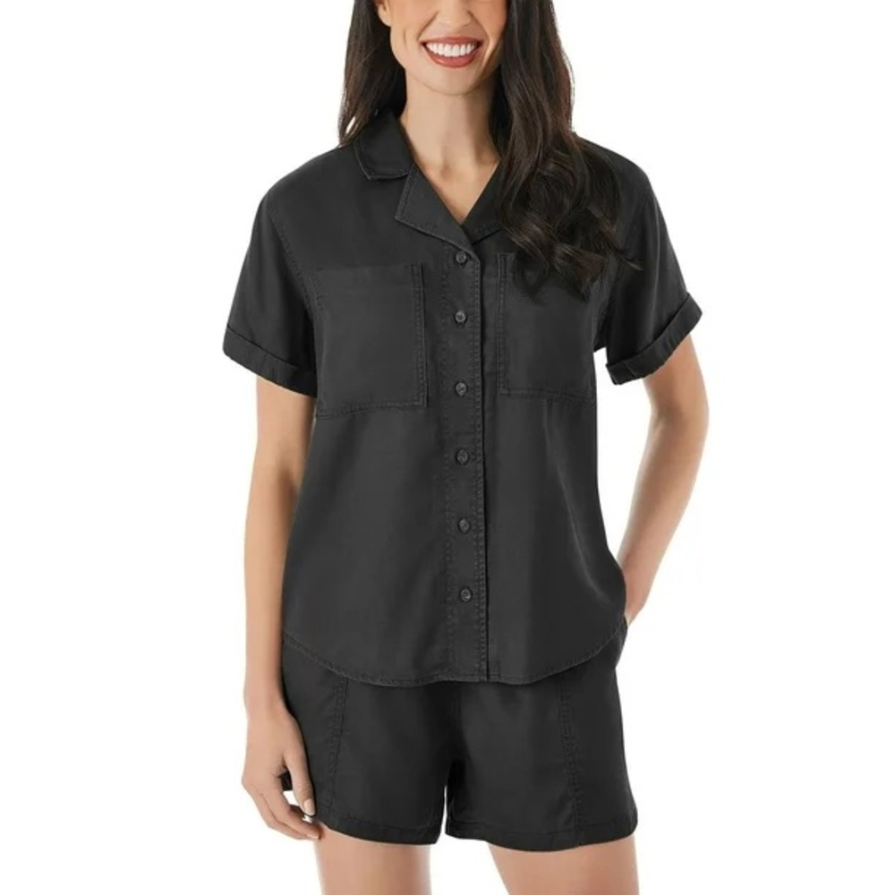 NWT Member's Mark Women's Tencel Camp Shirt